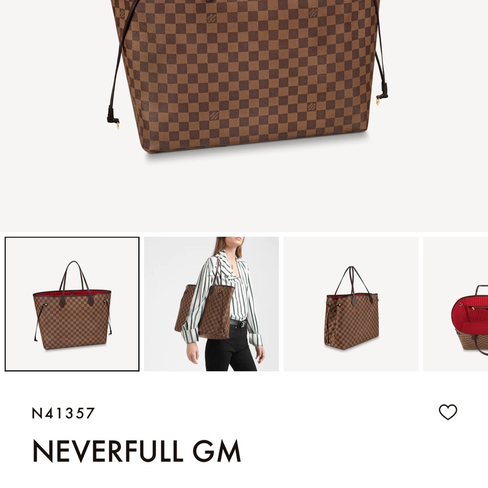 Louis Vuitton Neverfull GM Damier Ebene
